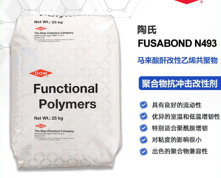 陶氏尼龍抗沖改性劑FUSABOND N493聚酰胺增韌劑
